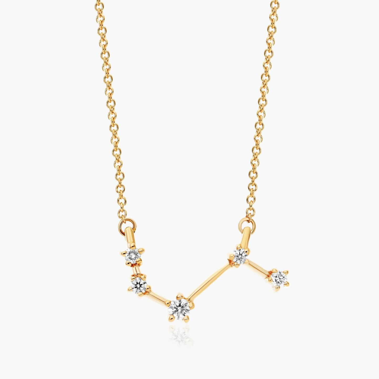 Lab Grown Diamond Aries Cluster Necklace
