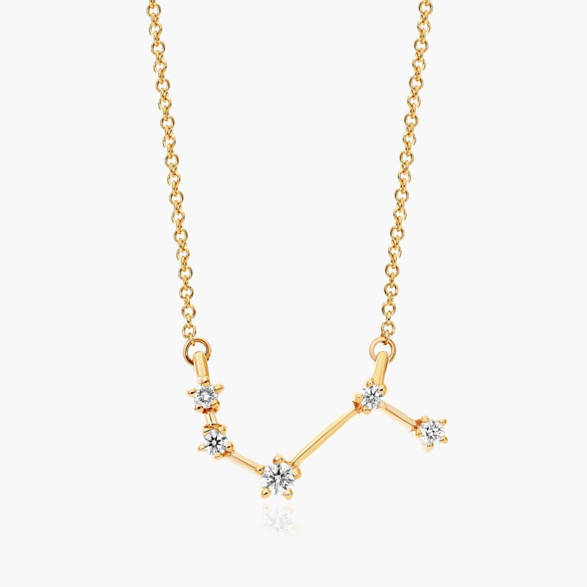 Lab Grown Diamond Aries Cluster Necklace