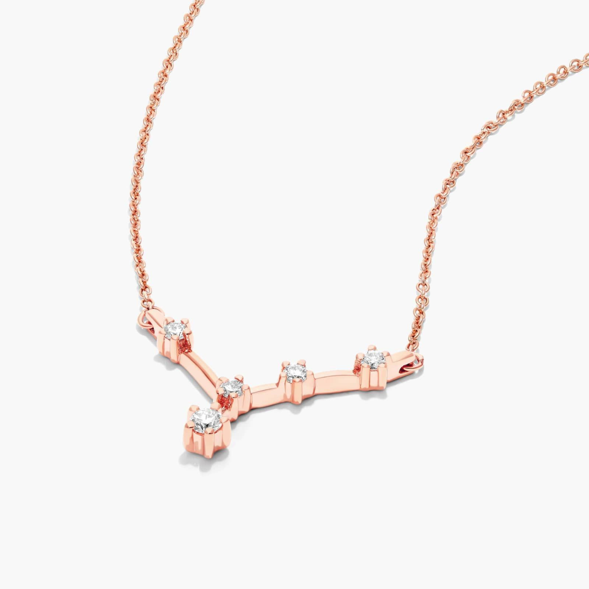 Lab Grown Diamond Cancer Cluster Necklace