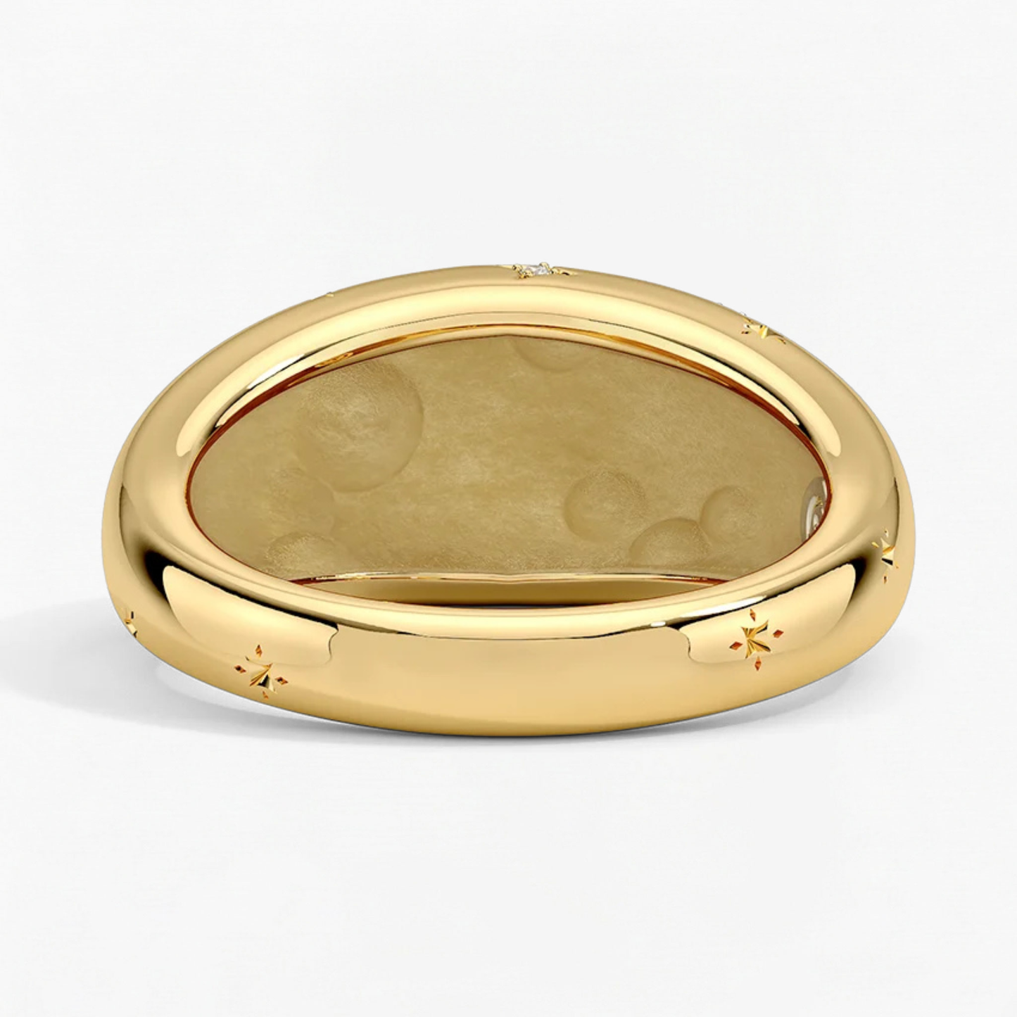Aries Zodiac Constellation Diamond Ring