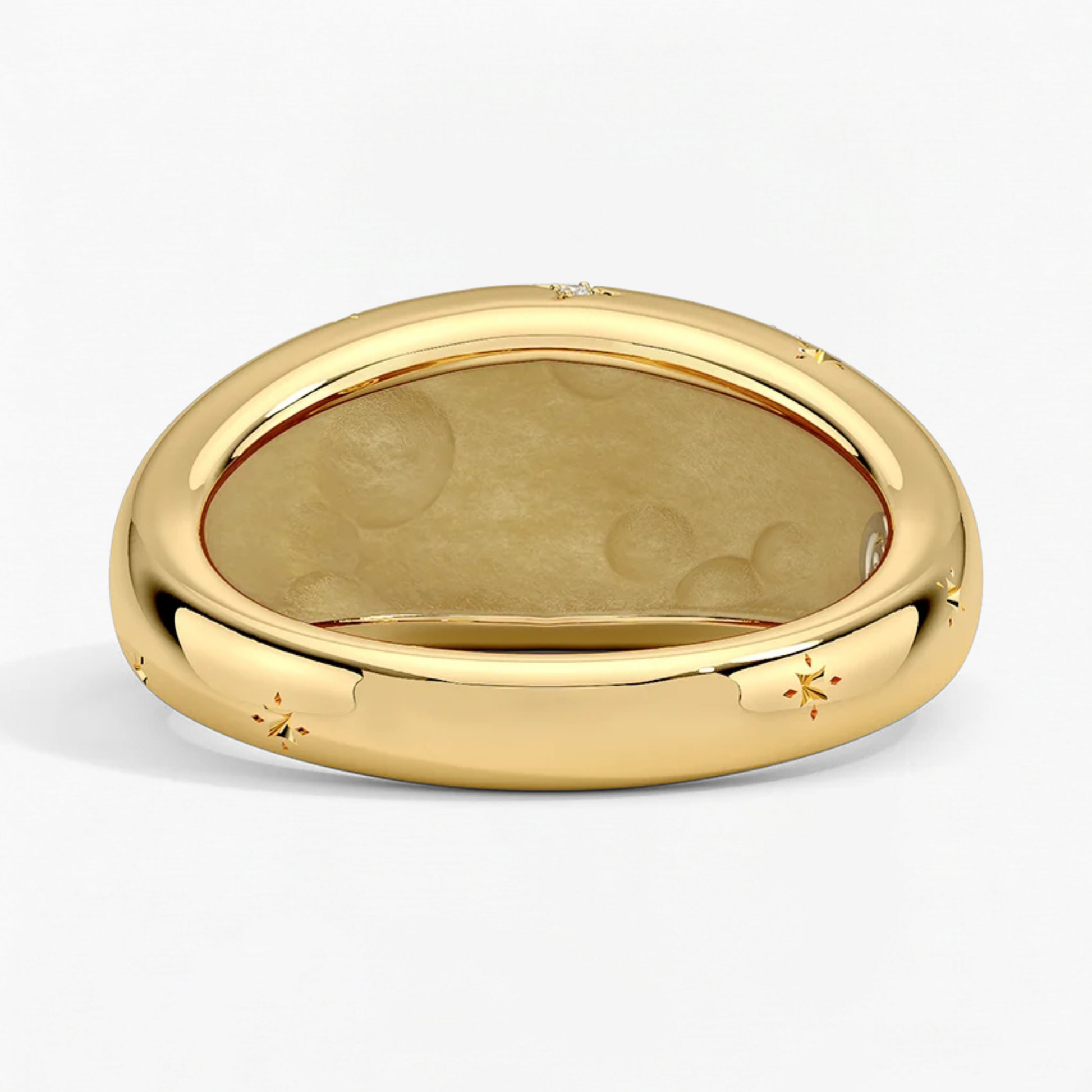 Aries Zodiac Constellation Diamond Ring