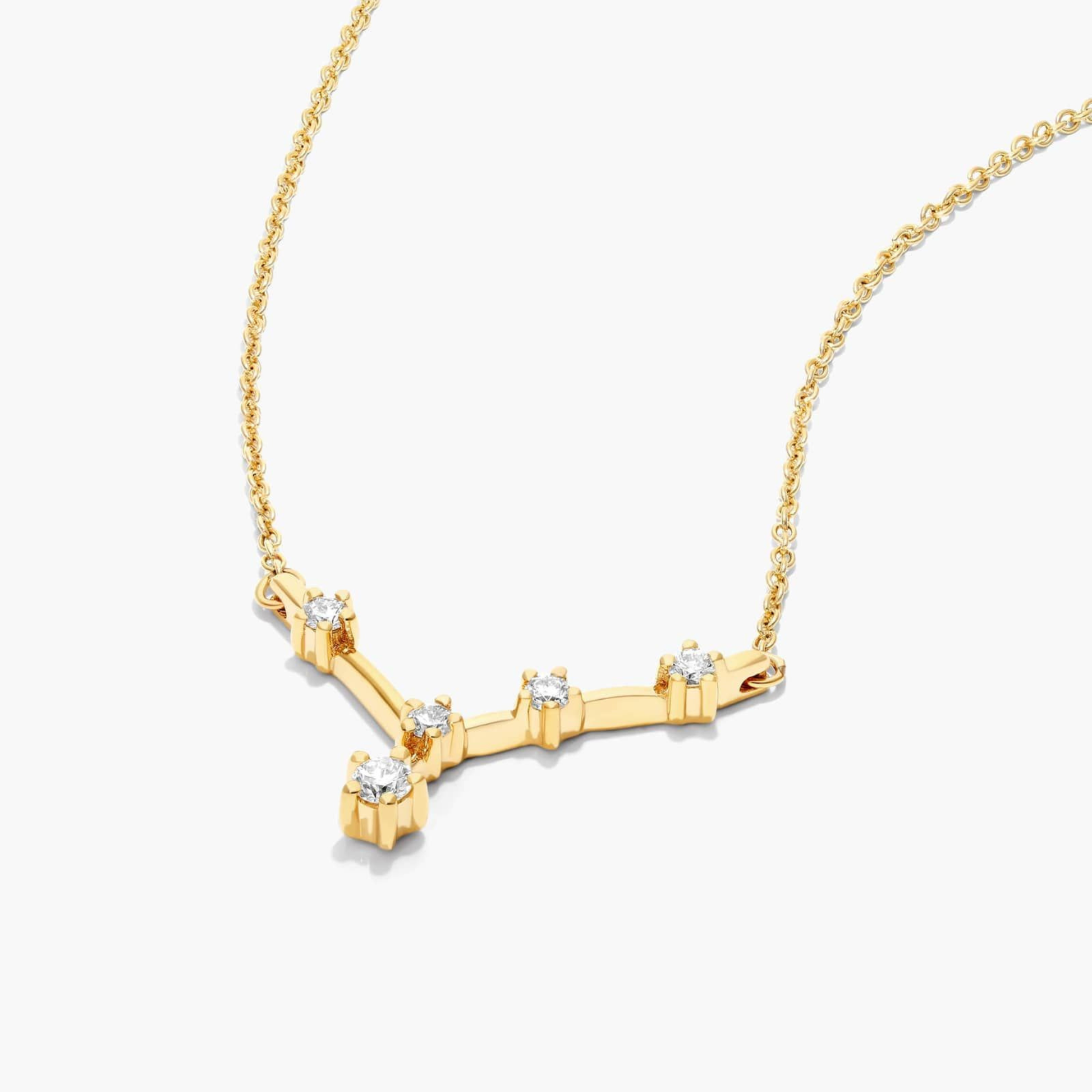 Lab Grown Diamond Cancer Cluster Necklace