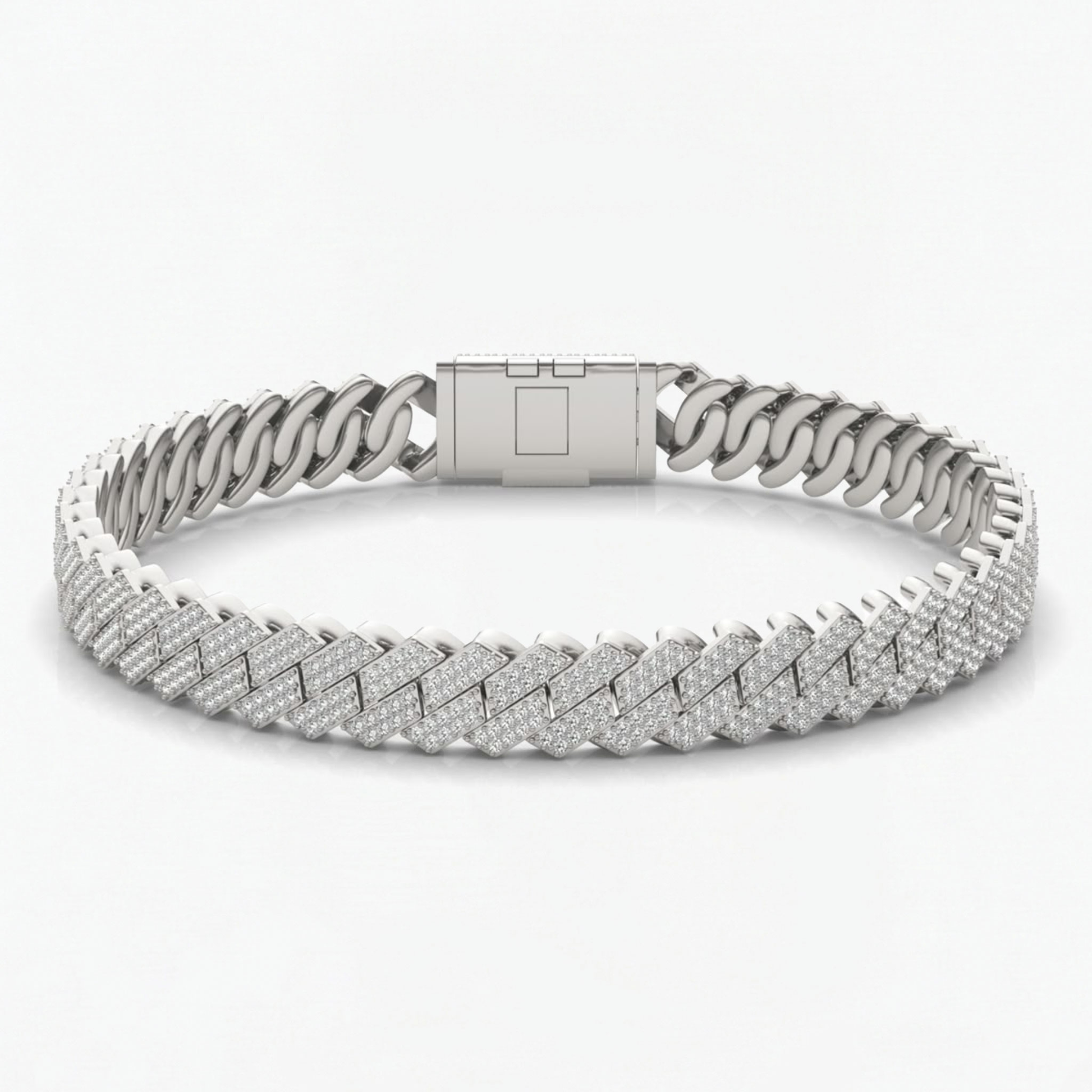 Lab Grown Diamond Miami Cuban Bracelet