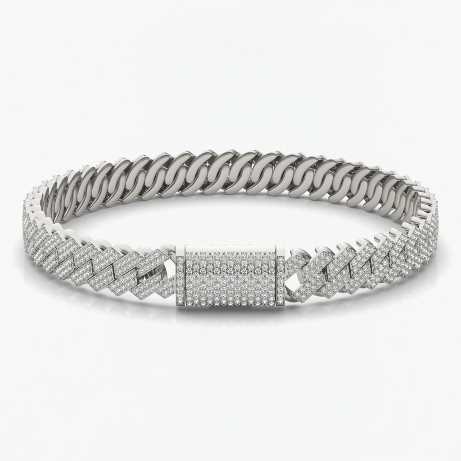 Lab Grown Diamond Miami Cuban Bracelet