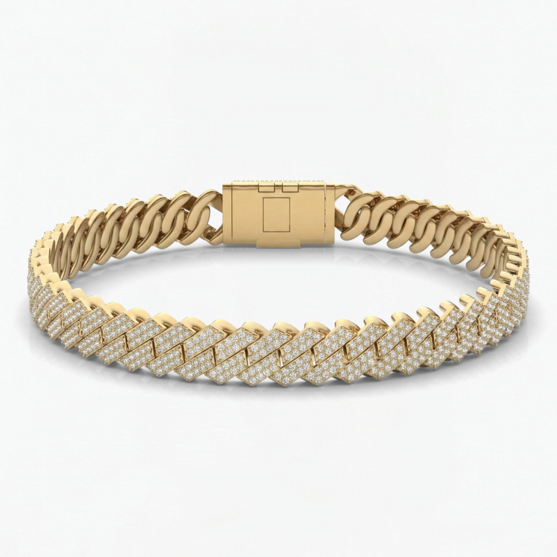 Lab Grown Diamond Miami Cuban Bracelet