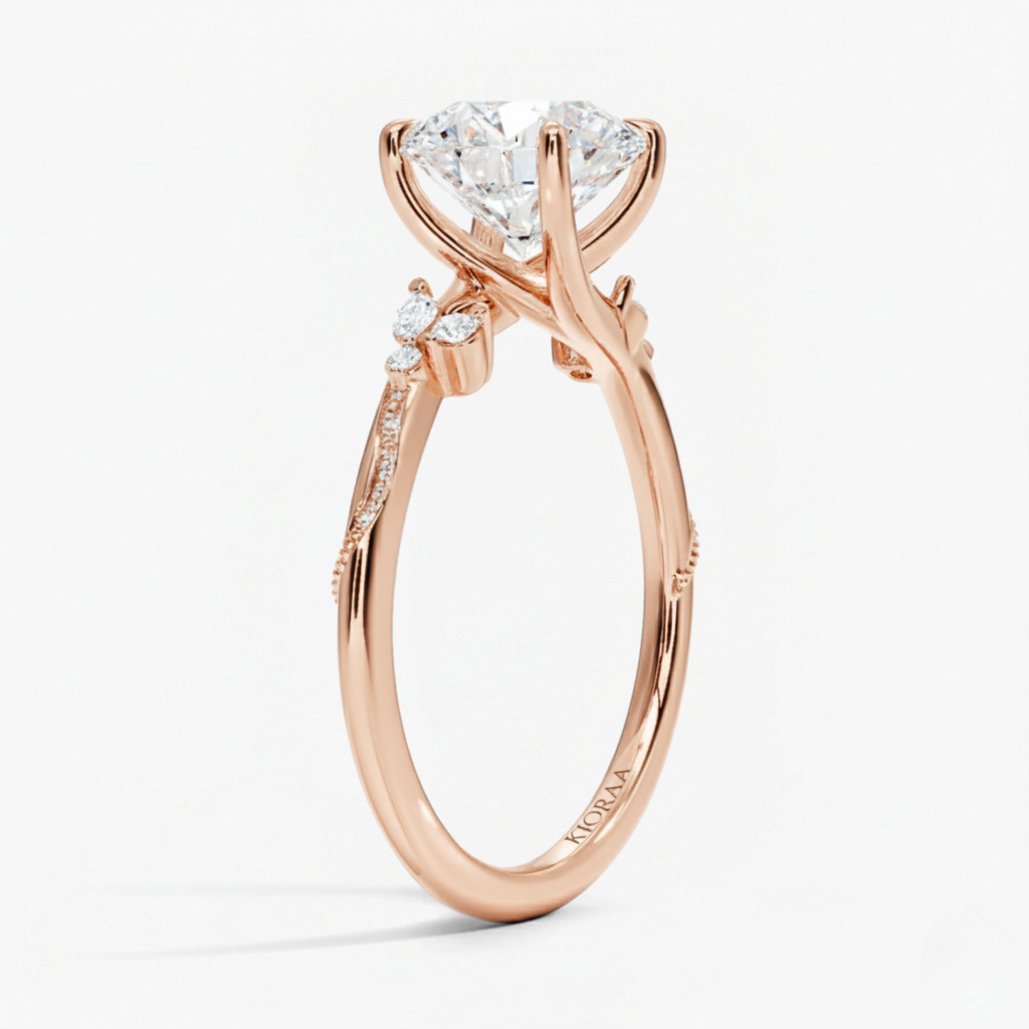 Round Shape Vintage  Engagement Ring