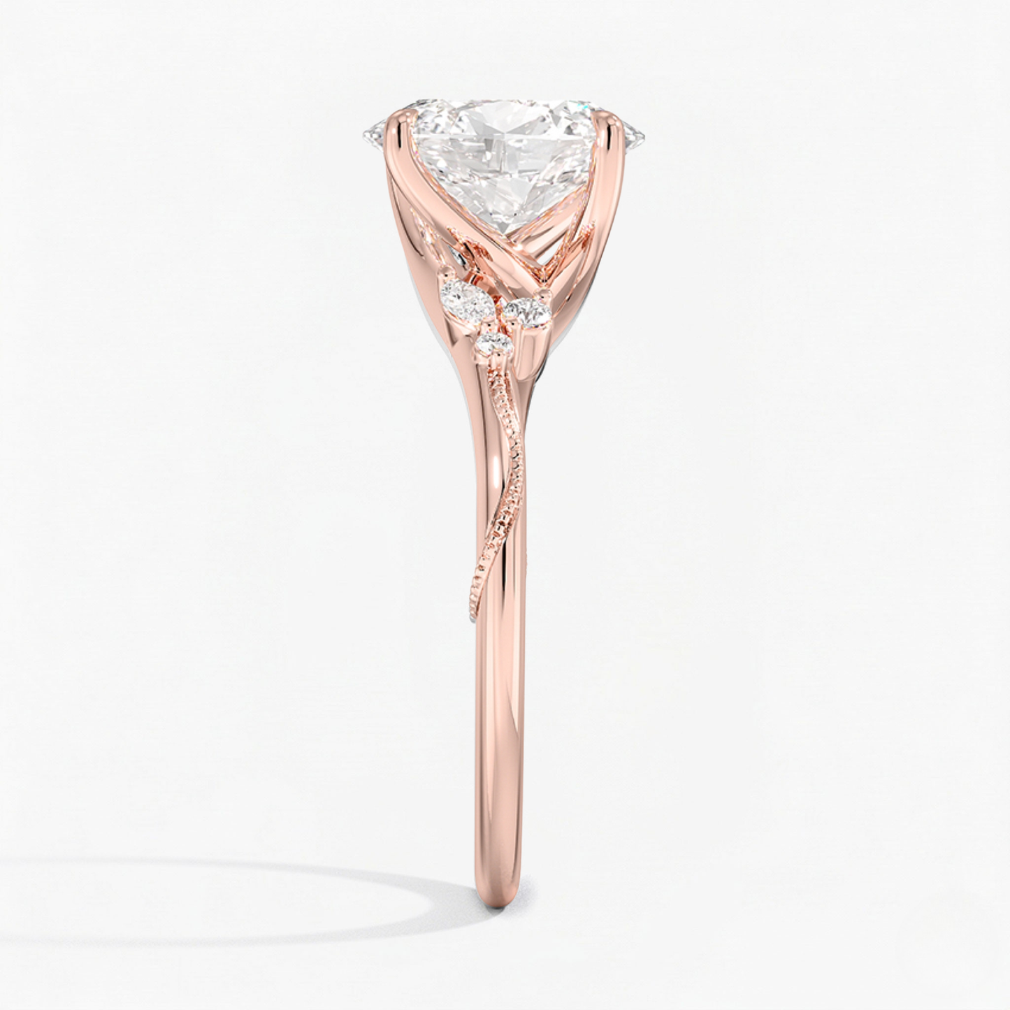 Oval Shape Vintage  Engagement Ring