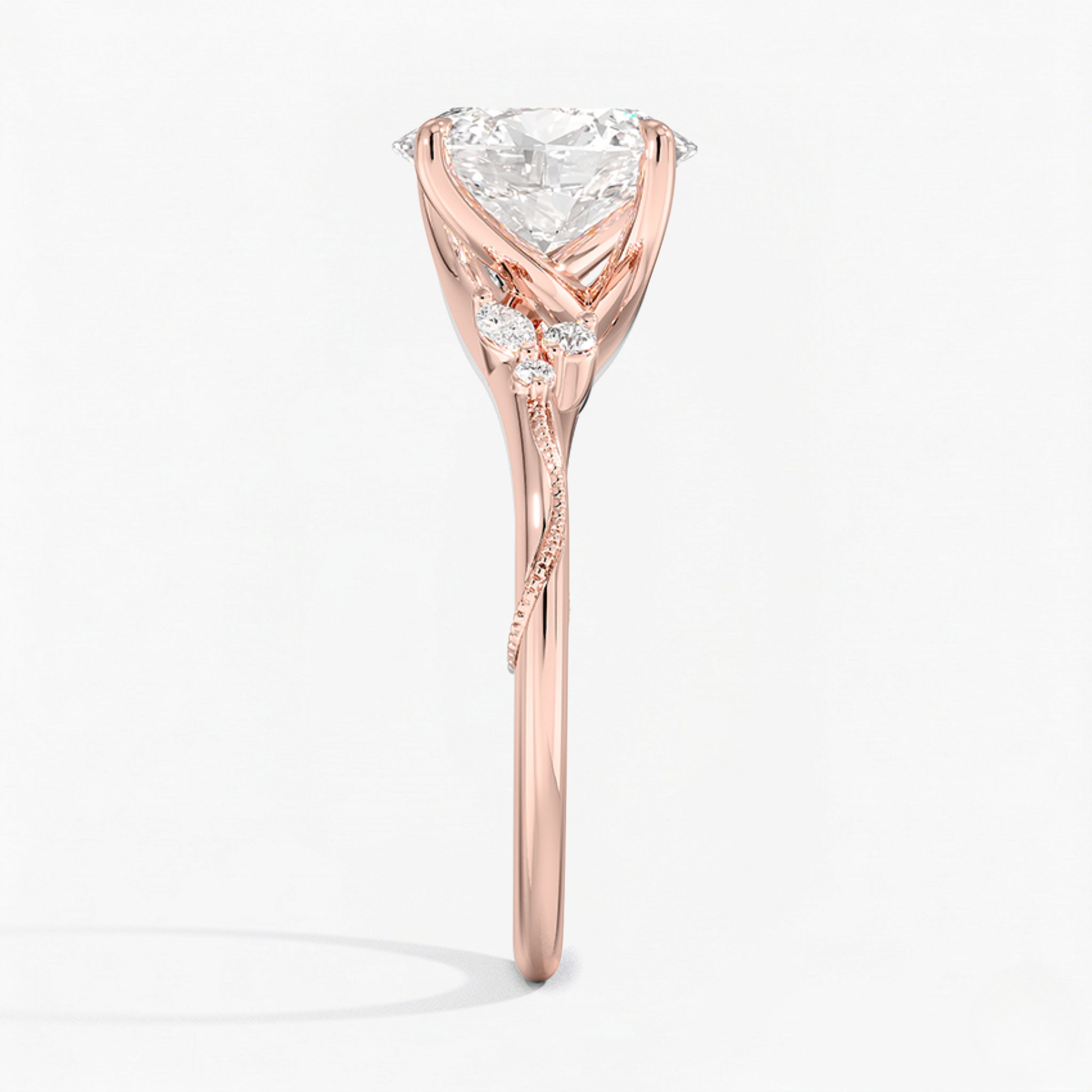 Oval Shape Vintage  Engagement Ring