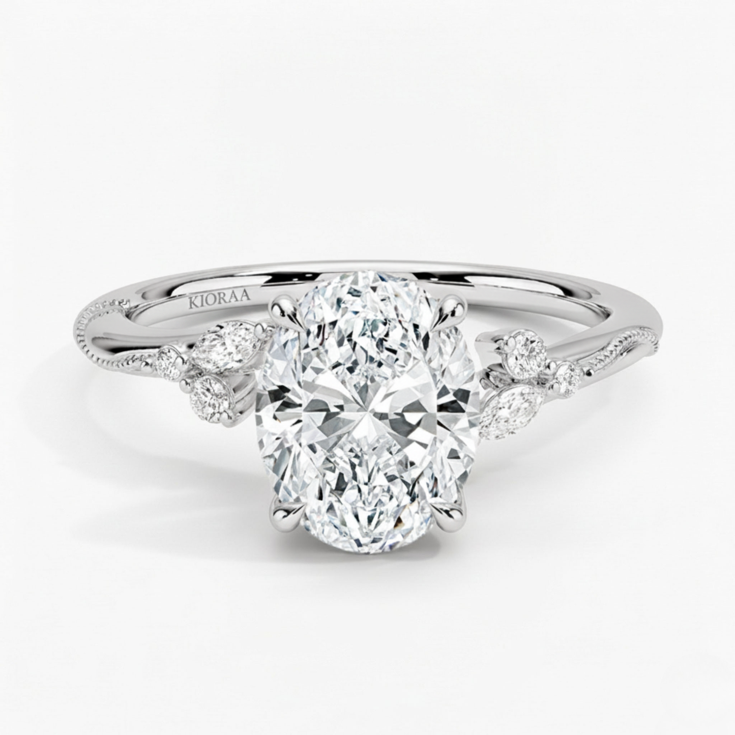 Oval Shape Vintage  Engagement Ring