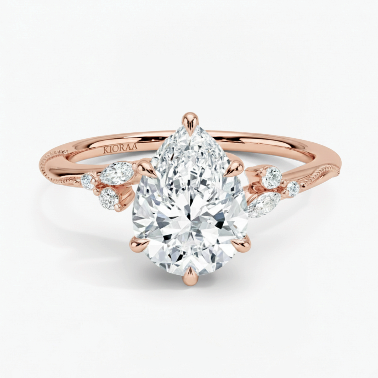 Pear Shape Vintage  Engagement Ring