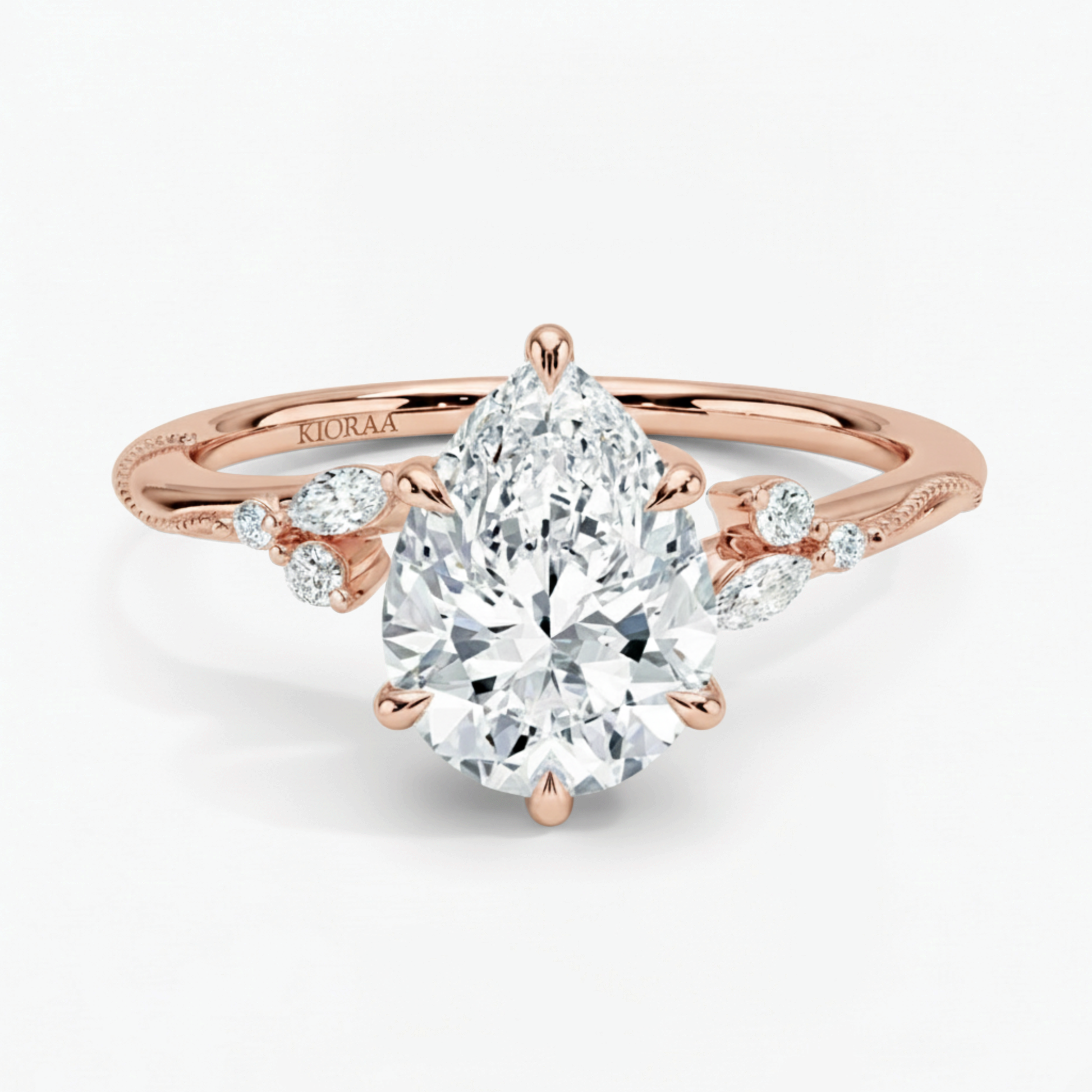 Pear Shape Vintage  Engagement Ring