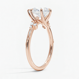 Pear Shape Vintage  Engagement Ring, thumbnail 11