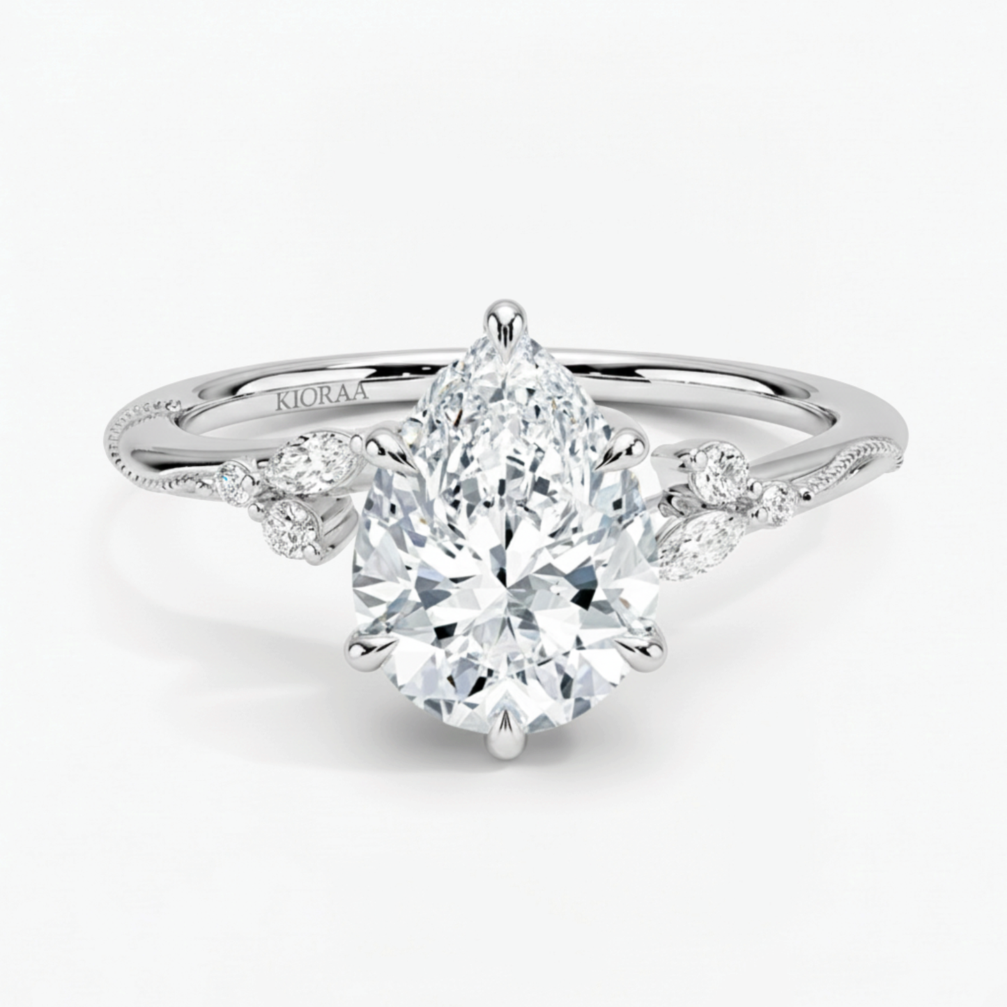 Pear Shape Vintage  Engagement Ring
