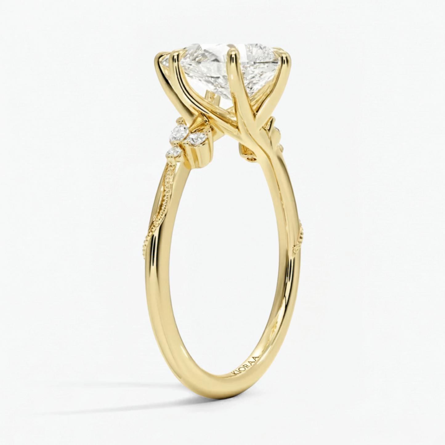 Pear Shape Vintage  Engagement Ring