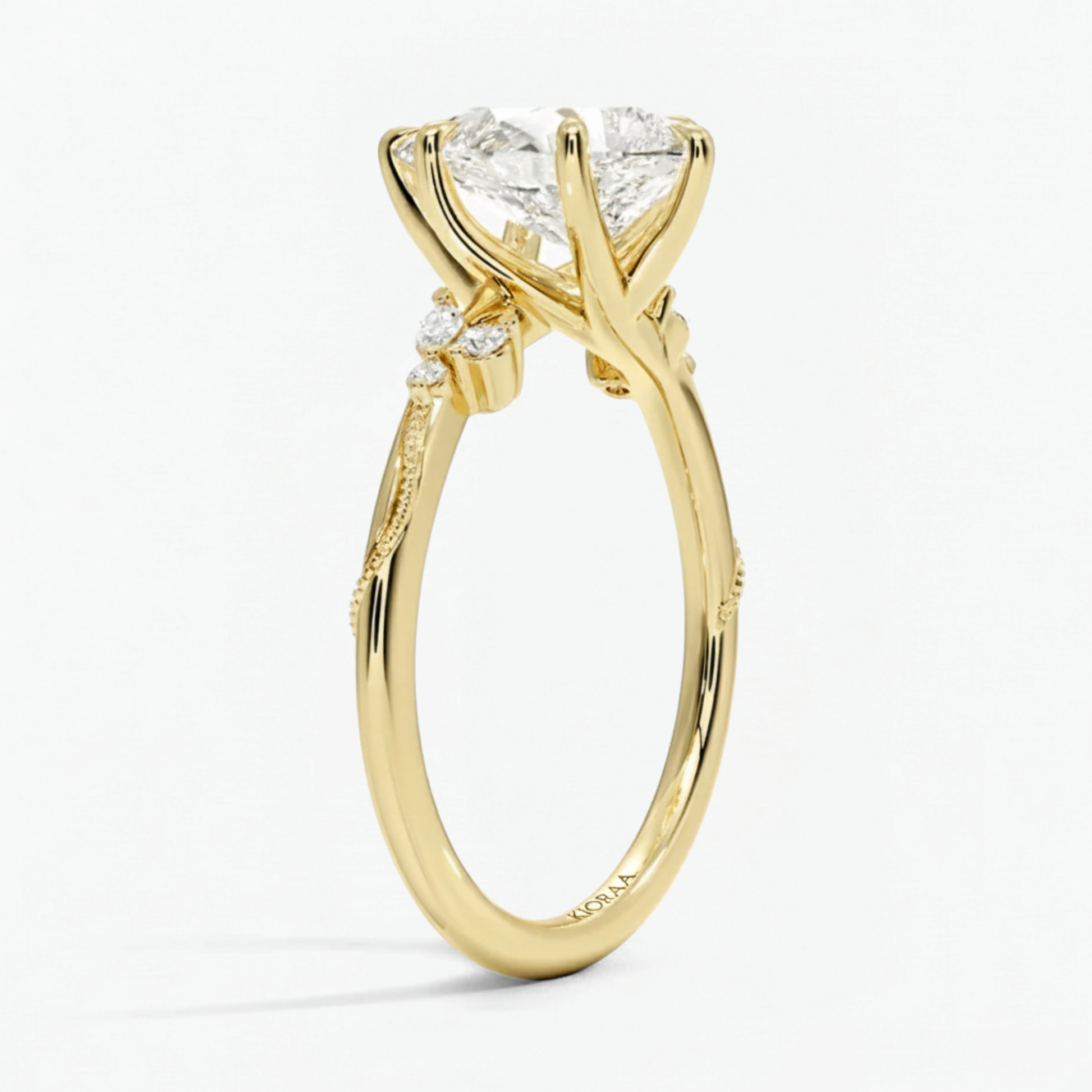 Pear Shape Vintage  Engagement Ring