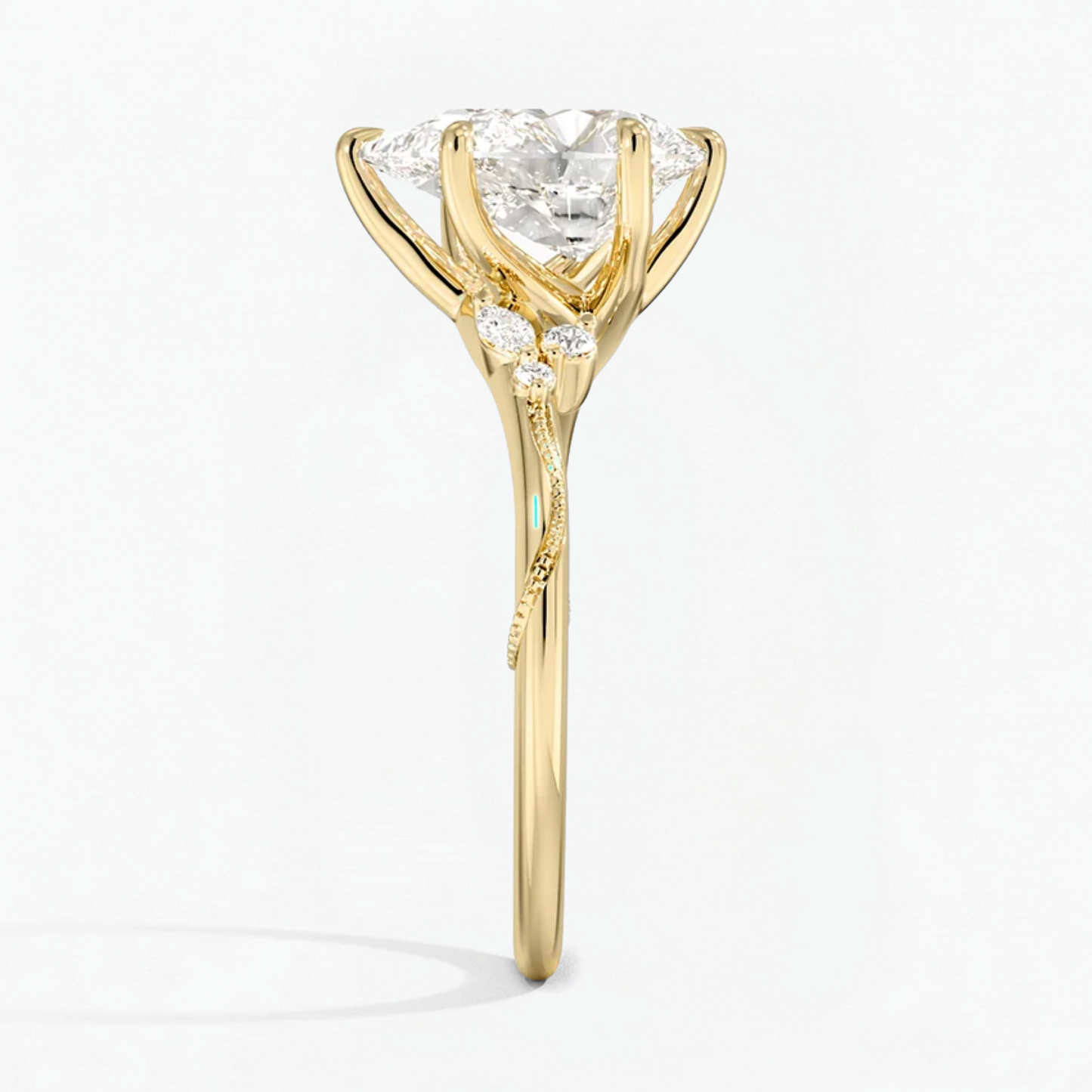 Pear Shape Vintage  Engagement Ring