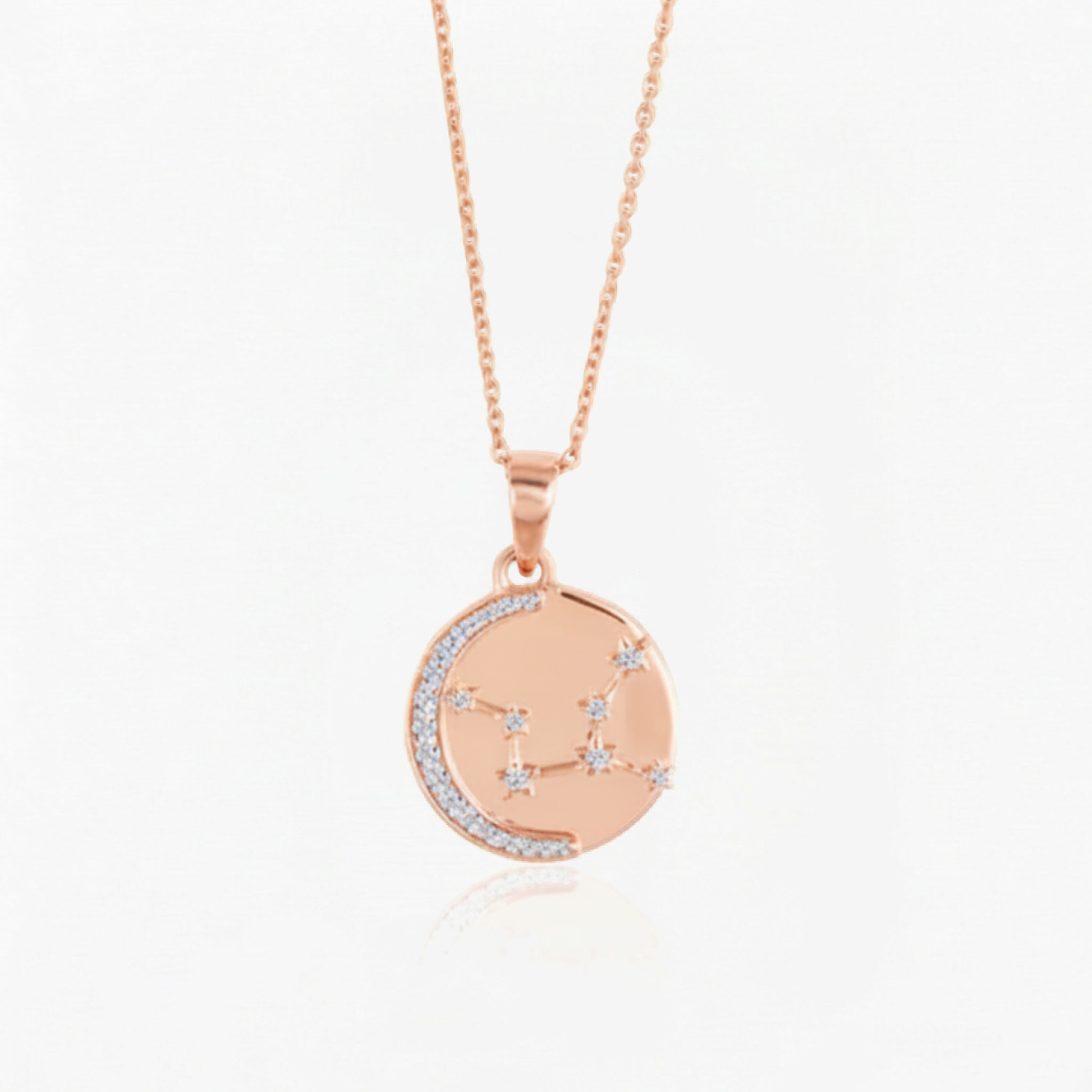 Virgo Zodiac Star Sign Coin Necklace