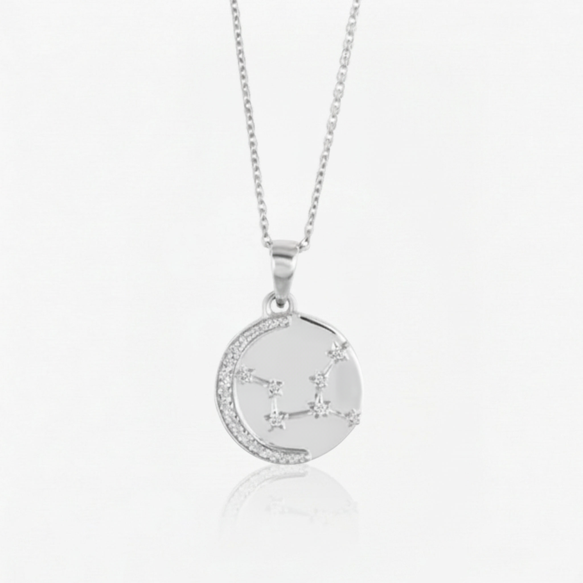 Virgo Zodiac Star Sign Coin Necklace