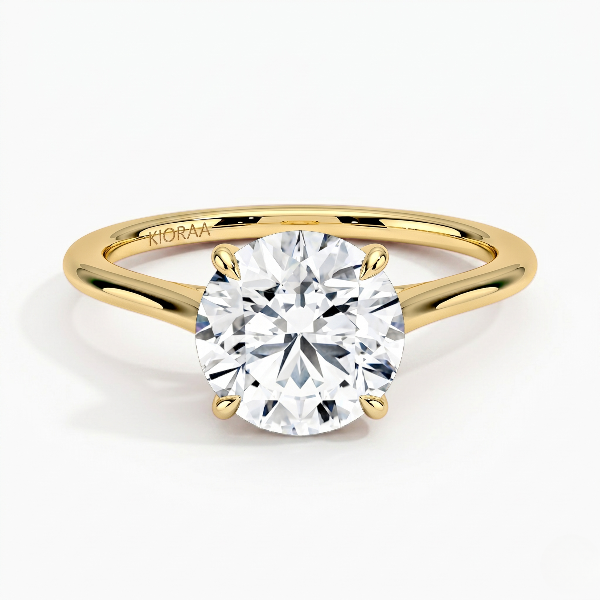 Brilliant Round Solitaire Engagement Ring