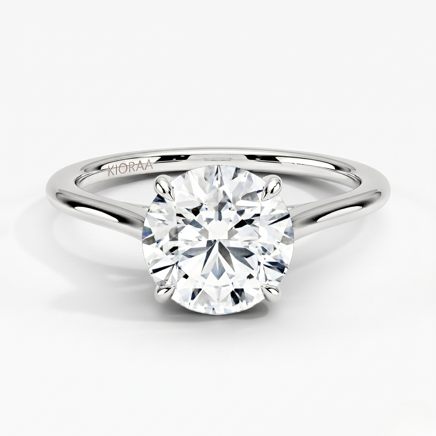 Brilliant Round Solitaire Engagement Ring