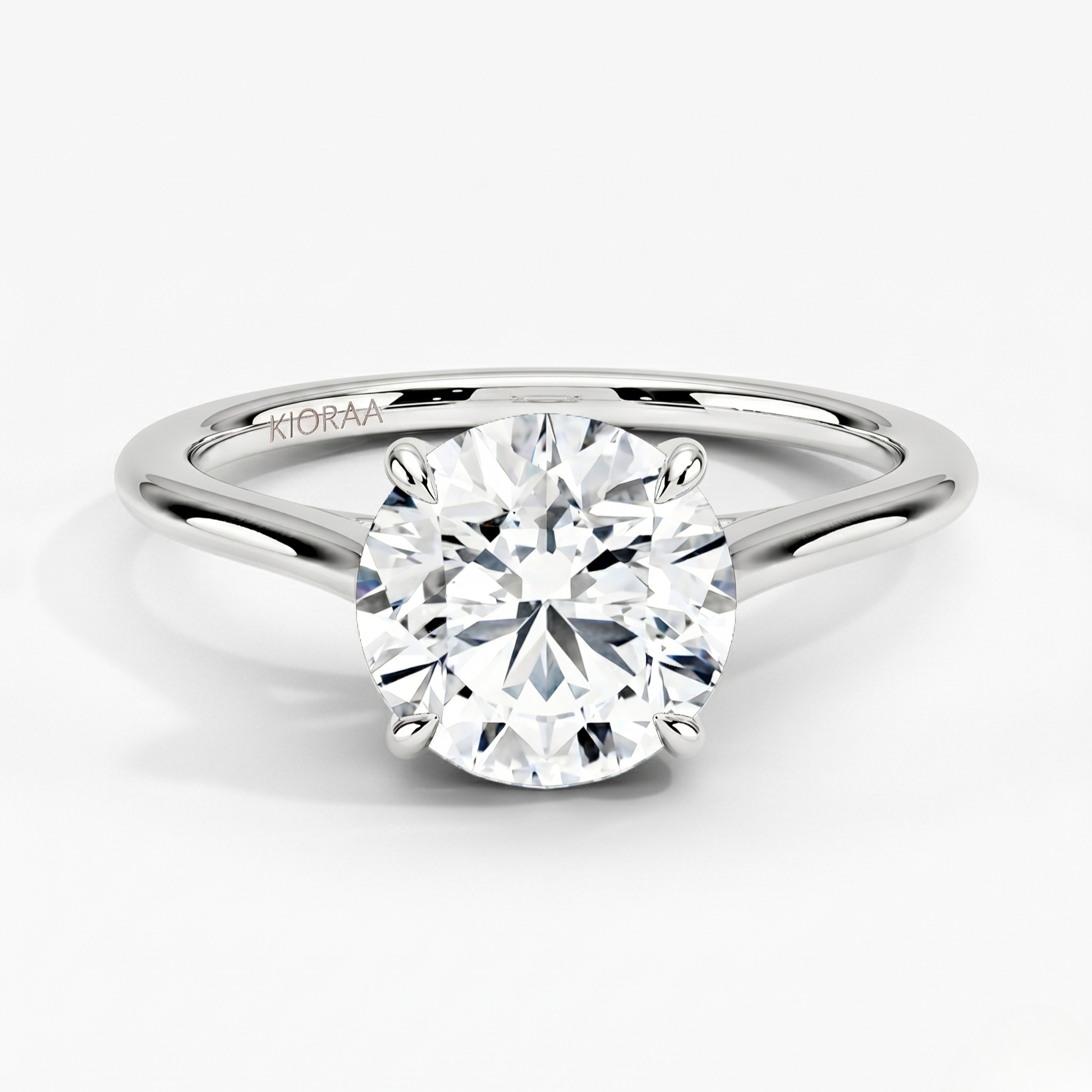 Brilliant Round Solitaire Engagement Ring