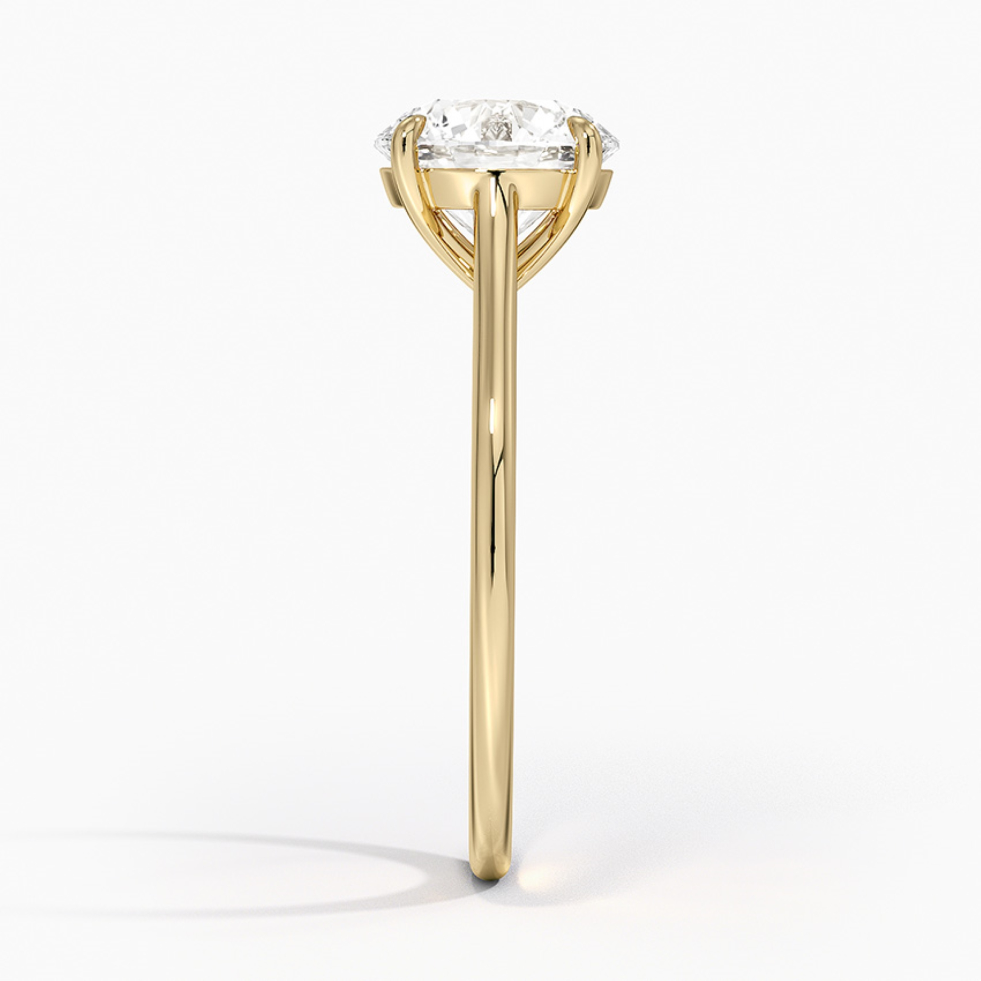 Brilliant Round Solitaire Engagement Ring