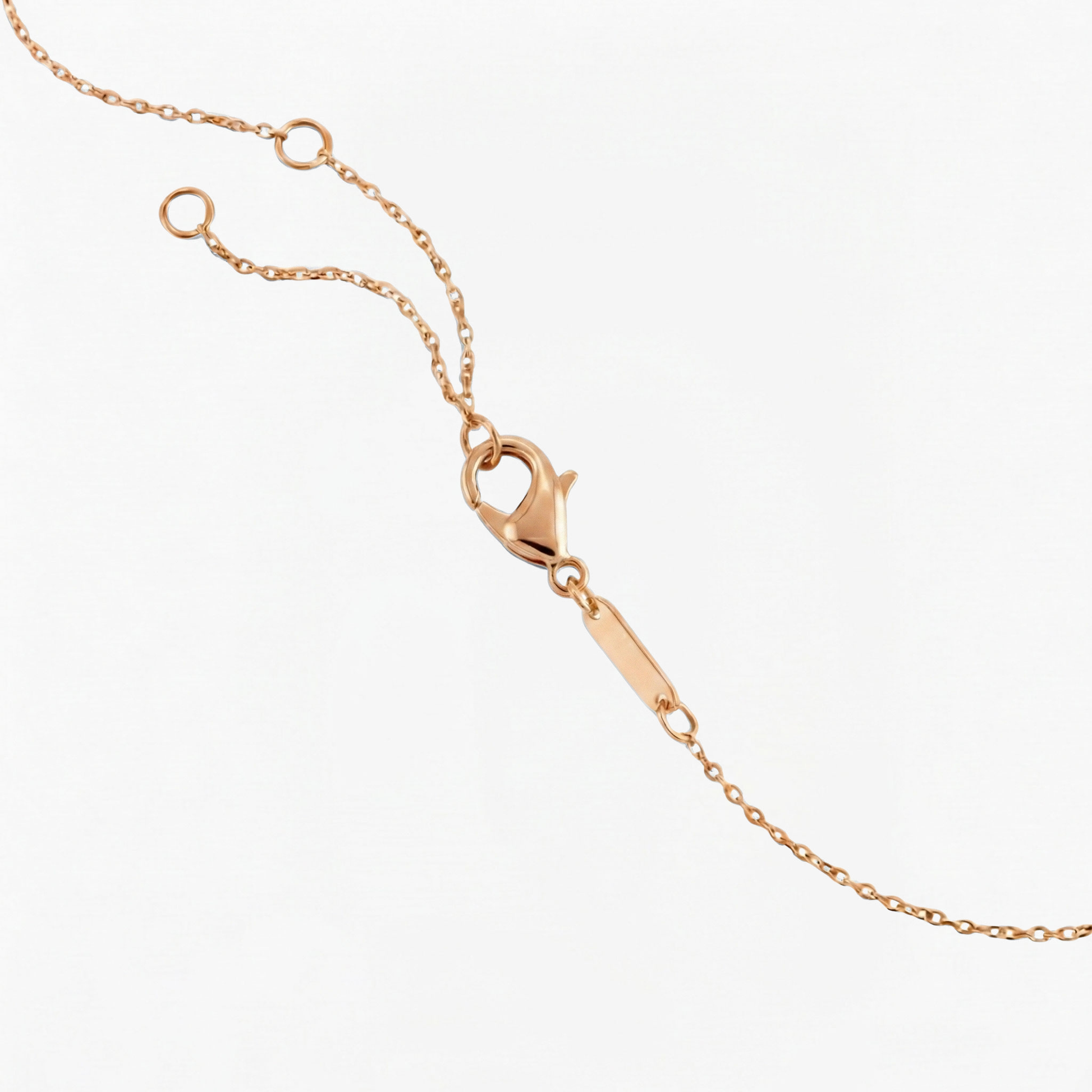 Classic Simple Round Diamond Solitaire Necklace