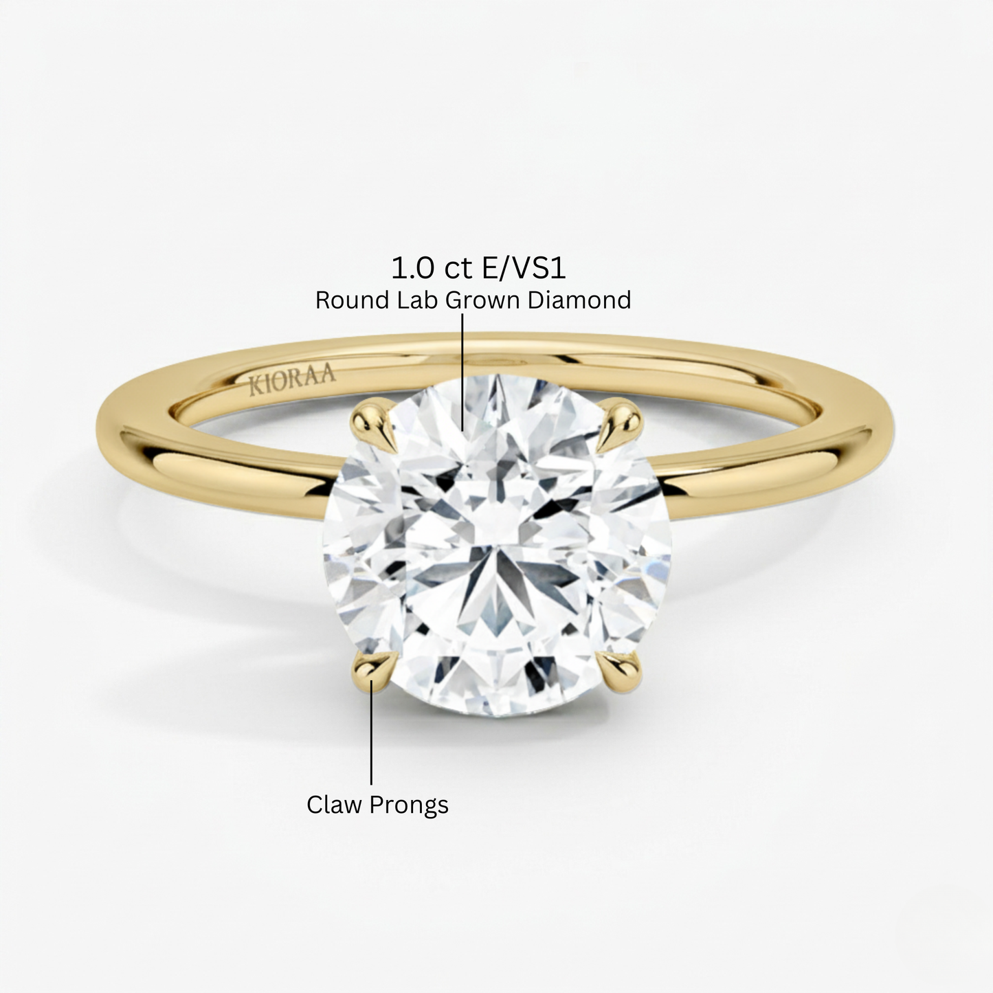 Round Diamond Solitaire Engagement Ring
