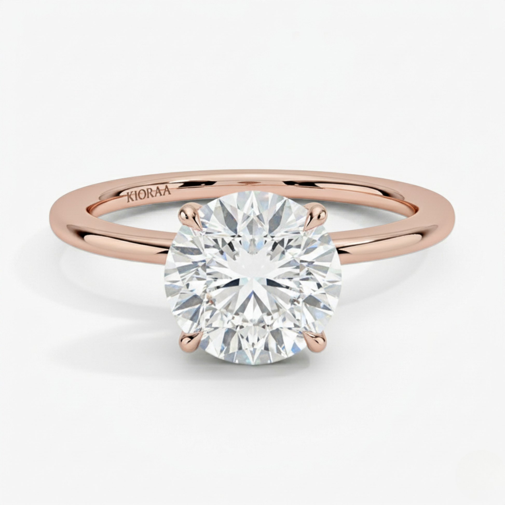 Round Diamond Solitaire Engagement Ring