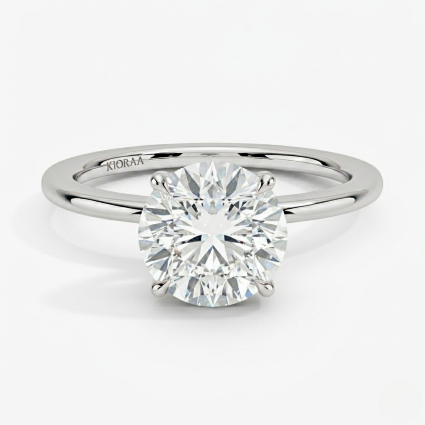 Round Diamond Solitaire Engagement Ring