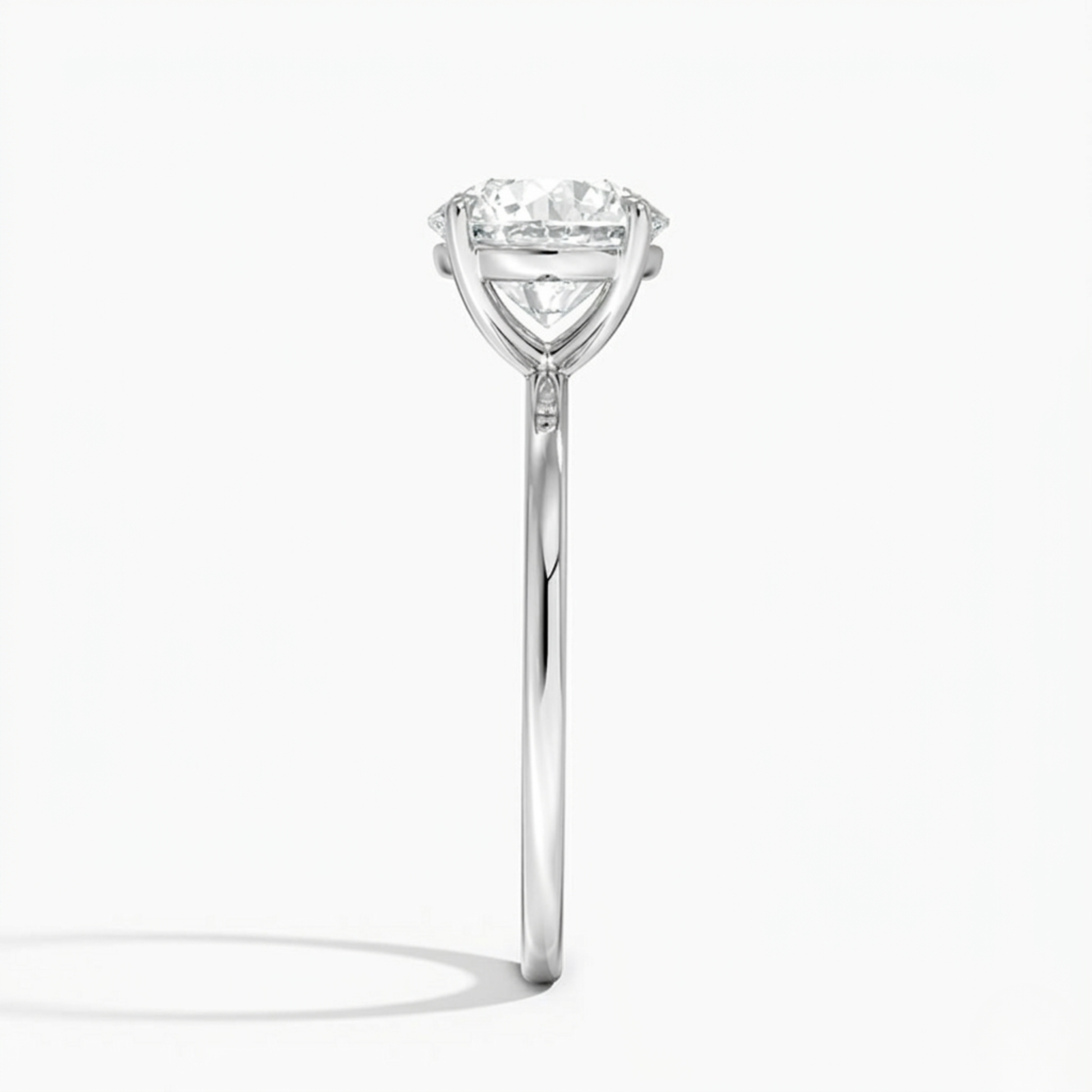 Round Diamond Solitaire Engagement Ring