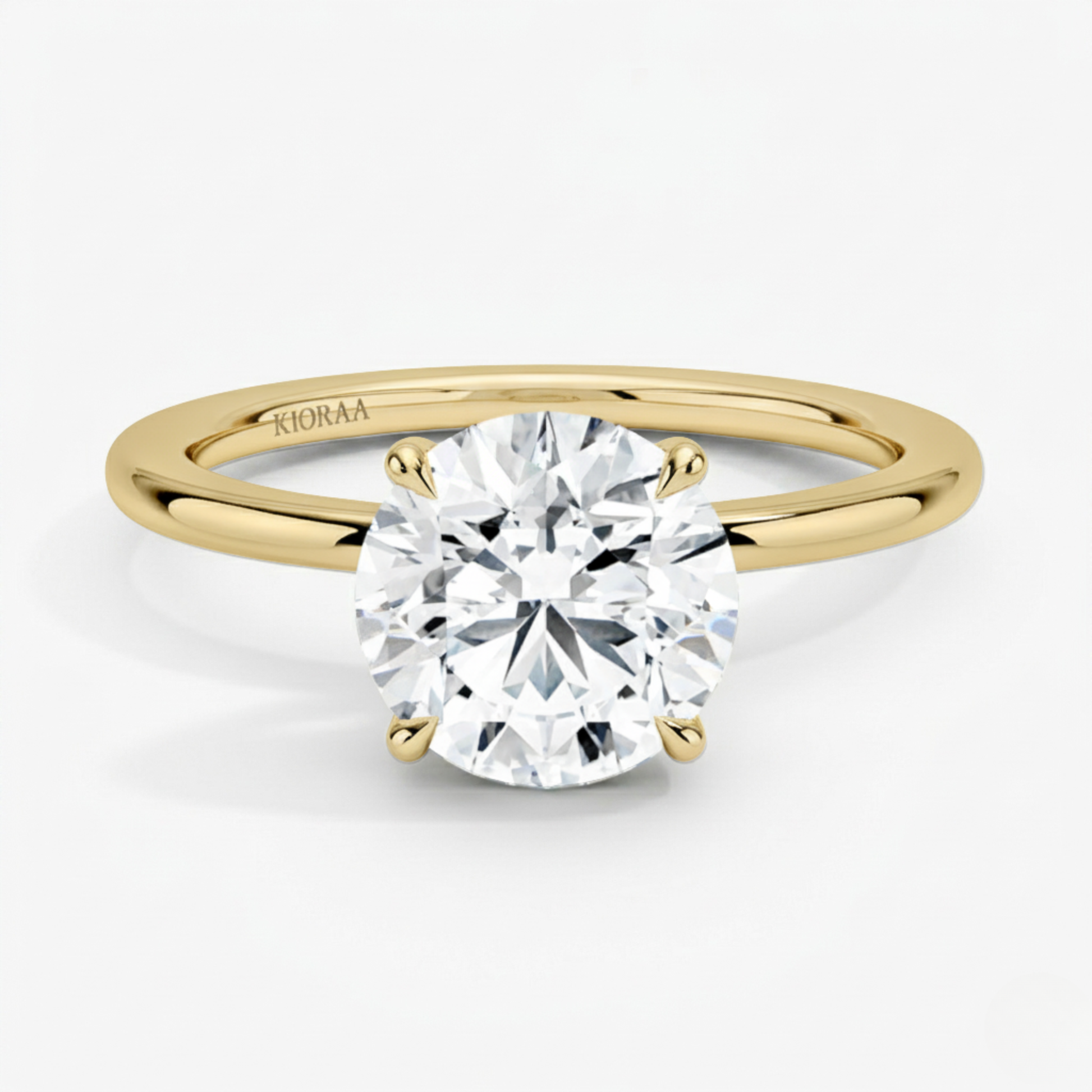 Round Diamond Solitaire Engagement Ring