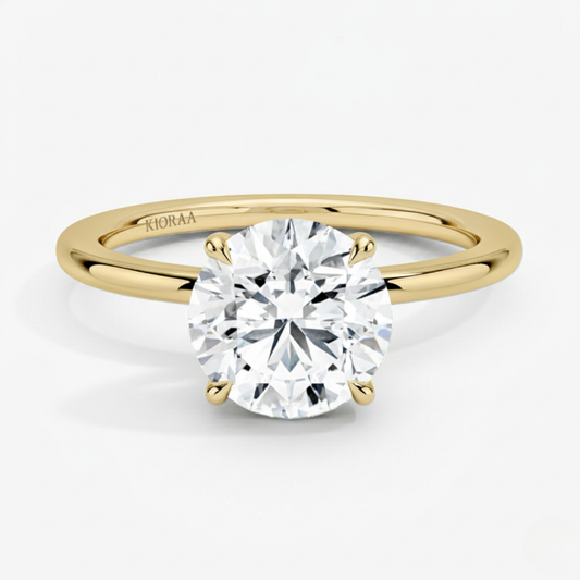 Round Diamond Solitaire Engagement Ring