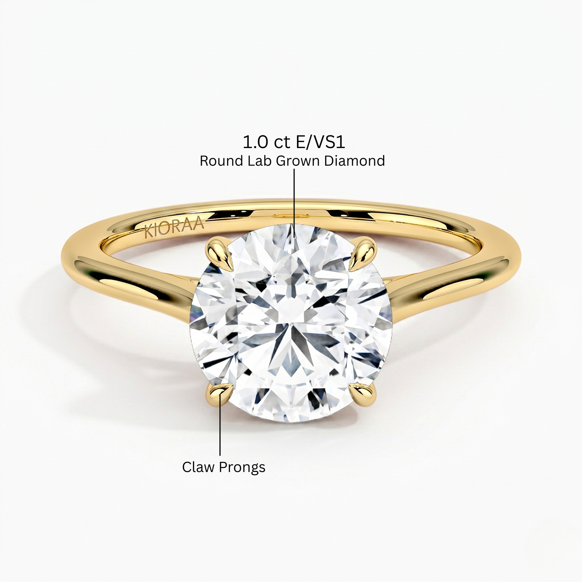 Brilliant Round Solitaire Engagement Ring