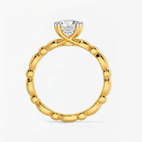 Round Diamond Bubble Solitaire Engagement Ring, thumbnail 3