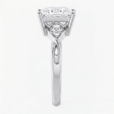 Princess Diamond Infinite Grace Solitaire Engagement Ring, thumbnail 7
