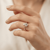 Round Diamond Starlit Solitaire Engagement Ring, thumbnail 11