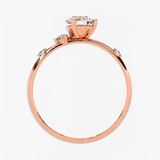 Round Diamond Starlit Solitaire Engagement Ring, thumbnail 9