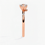 Round Diamond Starlit Solitaire Engagement Ring, thumbnail 8