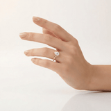 Pear Diamond Embrace Solitaire Ring, thumbnail 8