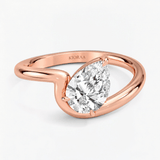 Pear Diamond Embrace Solitaire Ring, thumbnail 5
