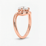 Pear Diamond Embrace Solitaire Ring, thumbnail 6