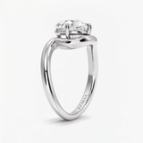 Pear Diamond Embrace Solitaire Ring, thumbnail 4