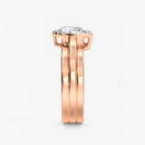 Pear Diamond Silhouette Bezel Solitaire Ring, thumbnail 9
