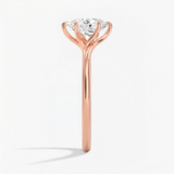 Pear Diamond Contour Twist Solitaire Ring, thumbnail 9