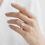 Oval Diamond Moonvine Engagement Ring, thumbnail 11