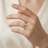 Marquise Diamond Petals Solitaire Ring, thumbnail 11