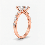 Marquise Diamond Petals Solitaire Ring, thumbnail 8
