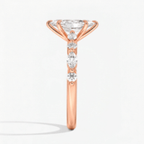 Marquise Diamond Petals Solitaire Ring, thumbnail 9