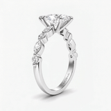 Marquise Diamond Petals Solitaire Ring, thumbnail 5